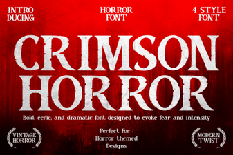 The Crimson Horror Font: a Designer's Guide
