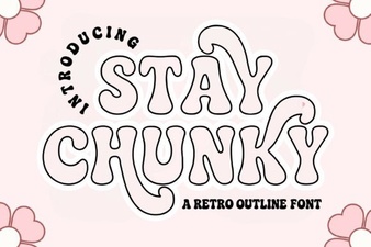 Creative Projects with Chunky Outline Fonts