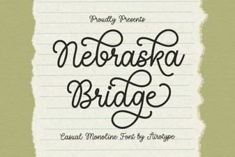Nebraska Bridge Font: Designs & Creative Uses