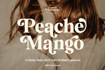 Peache Mango Font for Fresh & Creative Web Designs